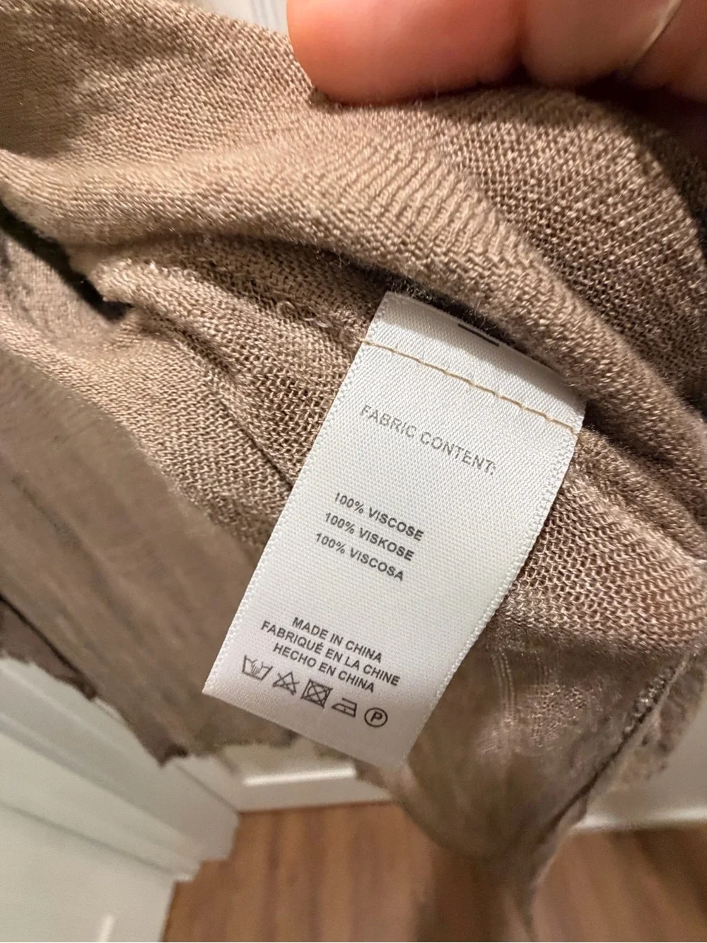 Free People Day Dream Washed Kimono in a draped, open-front taupe-brown design